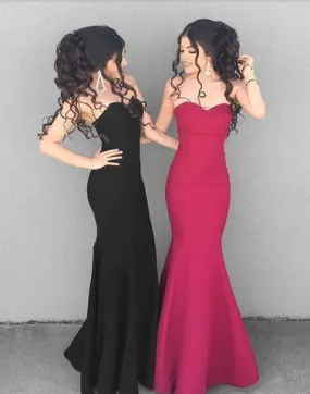 2020 sweetheart mermaid elegant long prom dresses for party, BD5221