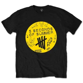 5 Seconds of Summer T-Shirt: Scribble Logo.