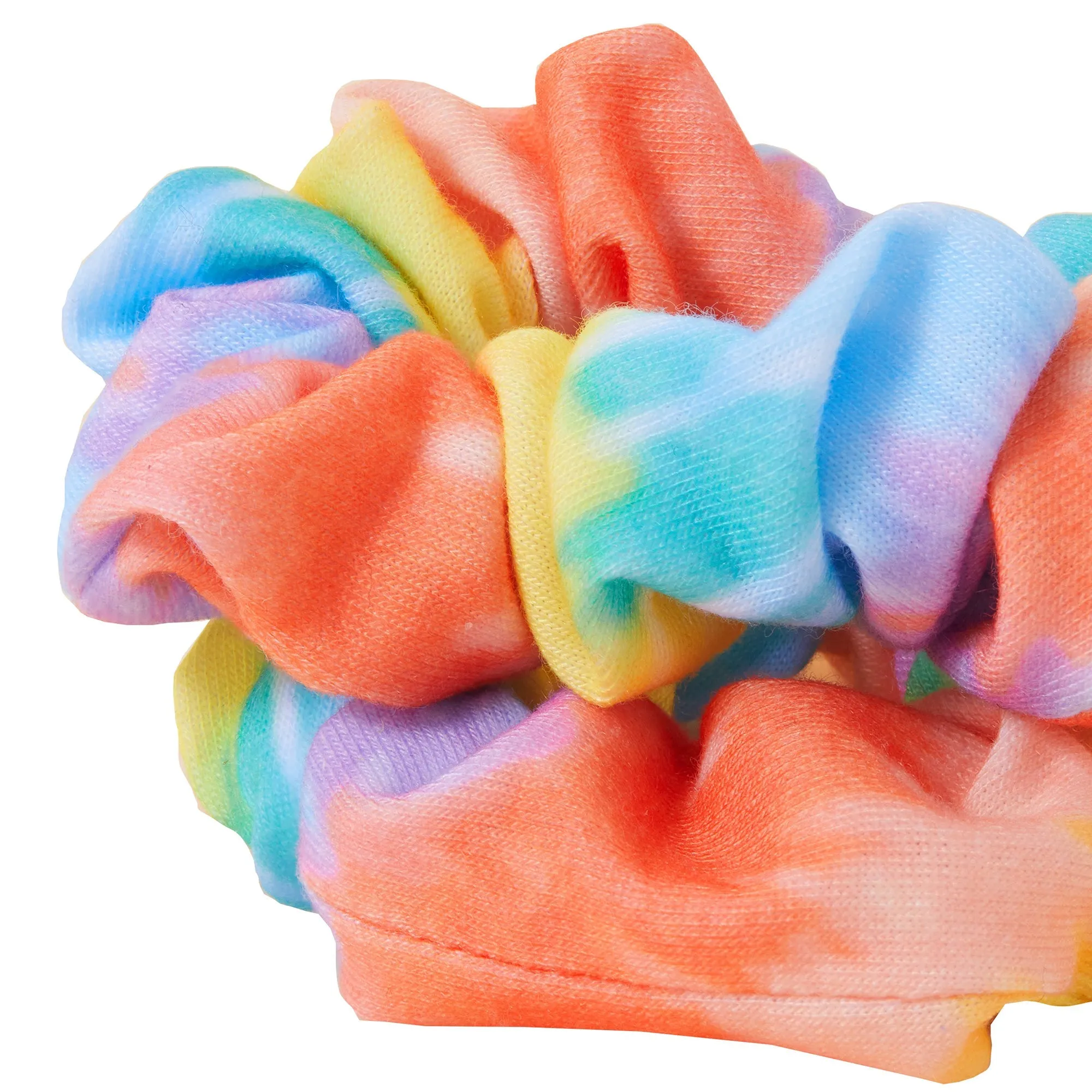 Accessorize London Girl's Tie Dye Scrunchie Pack