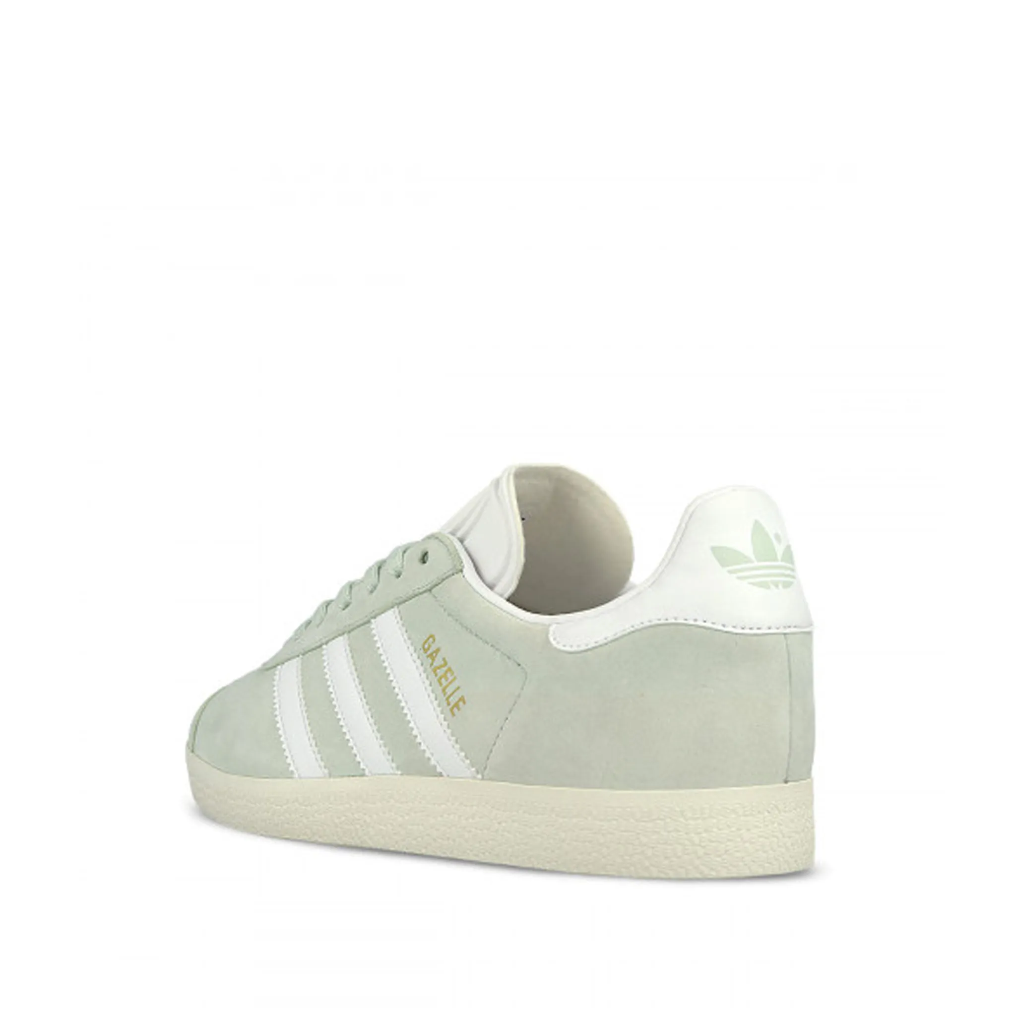 Adidas Gazelle Lace-Up Green Suede Leather Womens Trainers BY9034