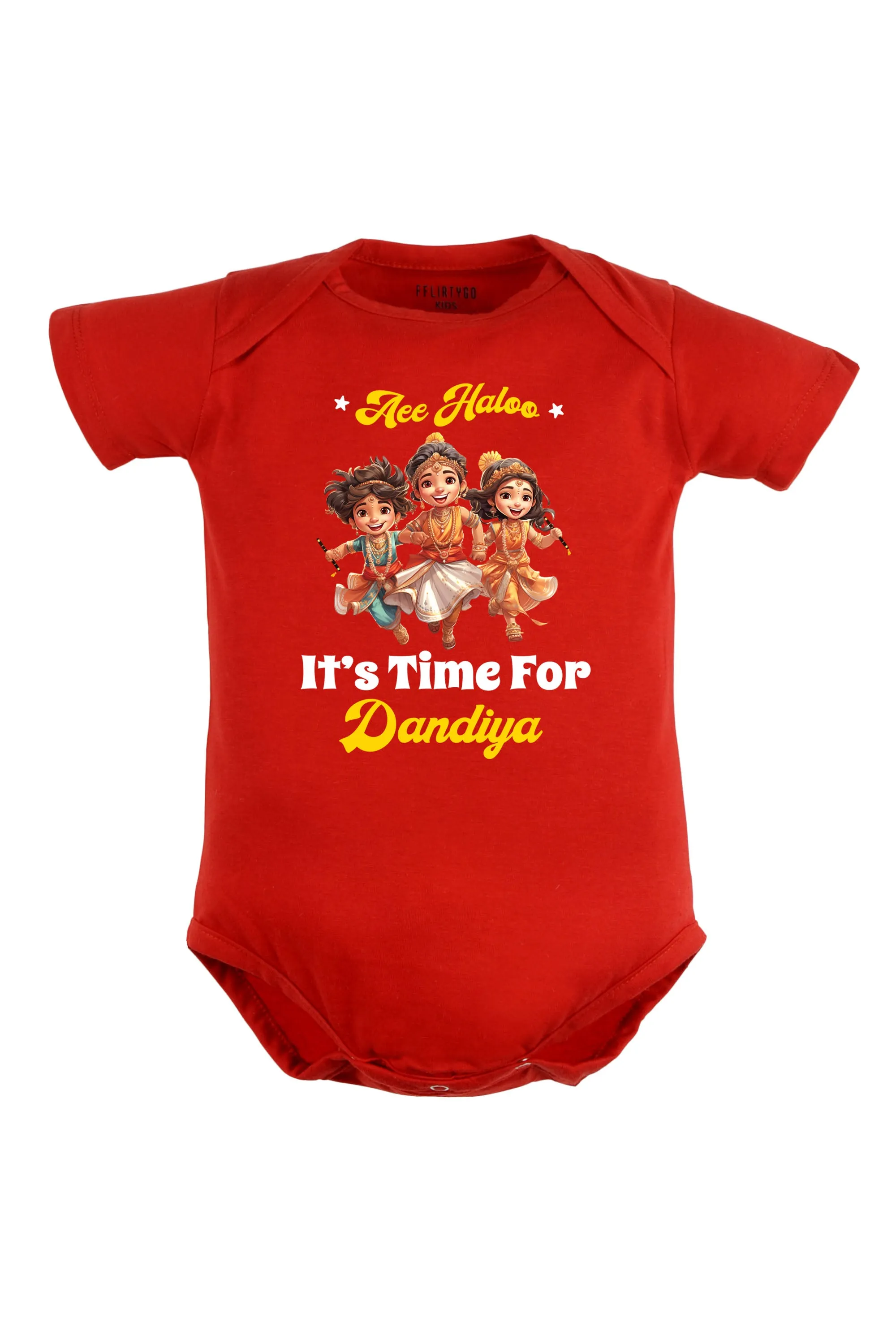 Aee Haloo It's Time For Dandiya Baby Romper | Onesies