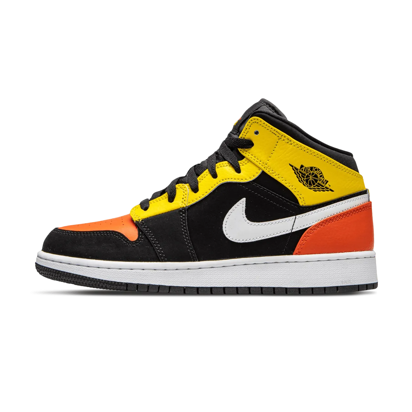 Air Jordan 1 Mid SE GS 'Amarillo Team Orange'