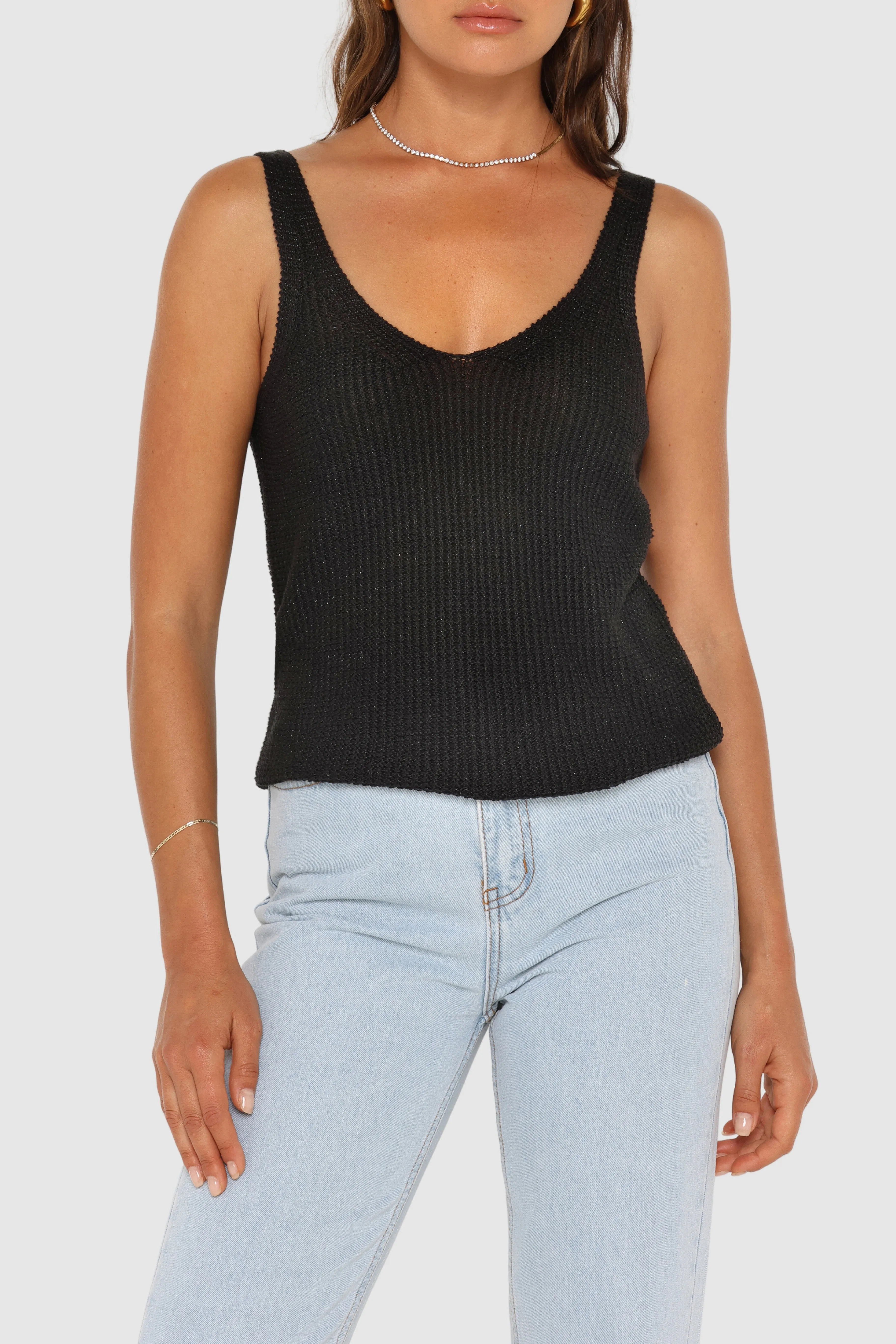 Archa Lurex Top | Black