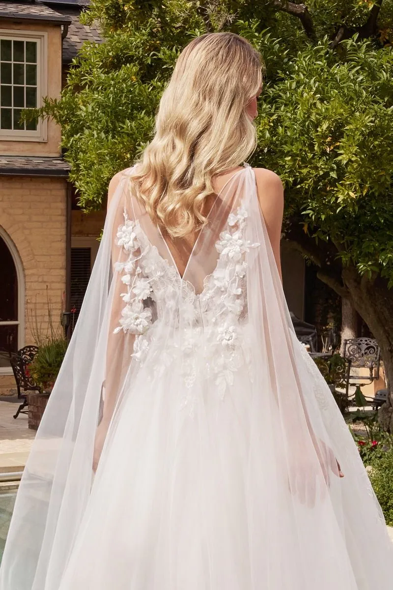 Aria | Layered Tulle Wedding Ball Gown | LaDivine CDS437W