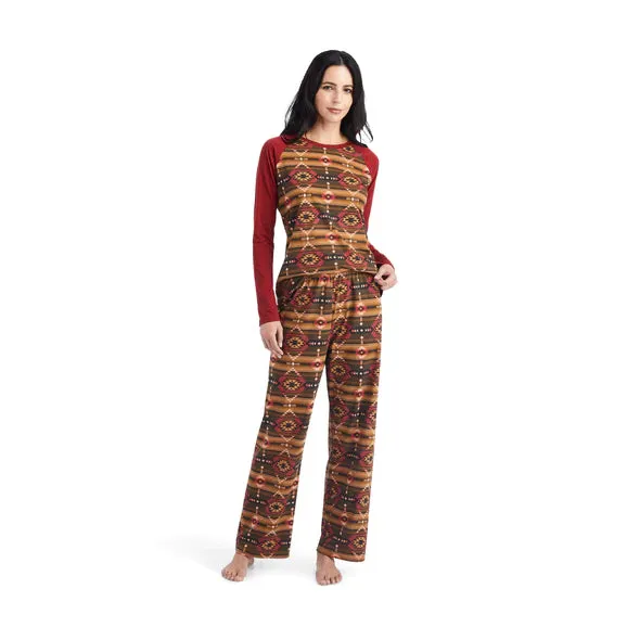 Ariat Women's South Western Pajama Set