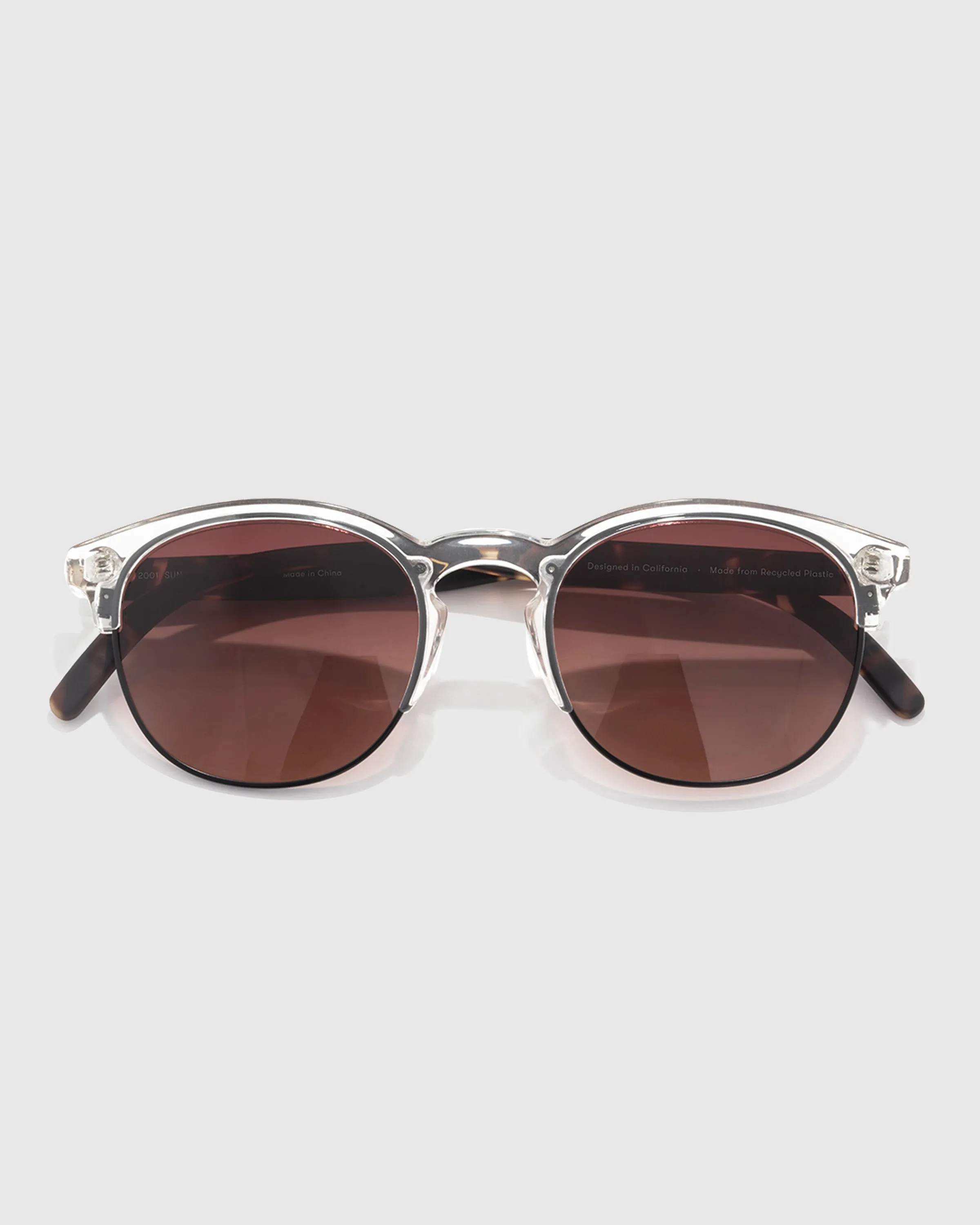 Avila Sunglasses - Clear Tortoise