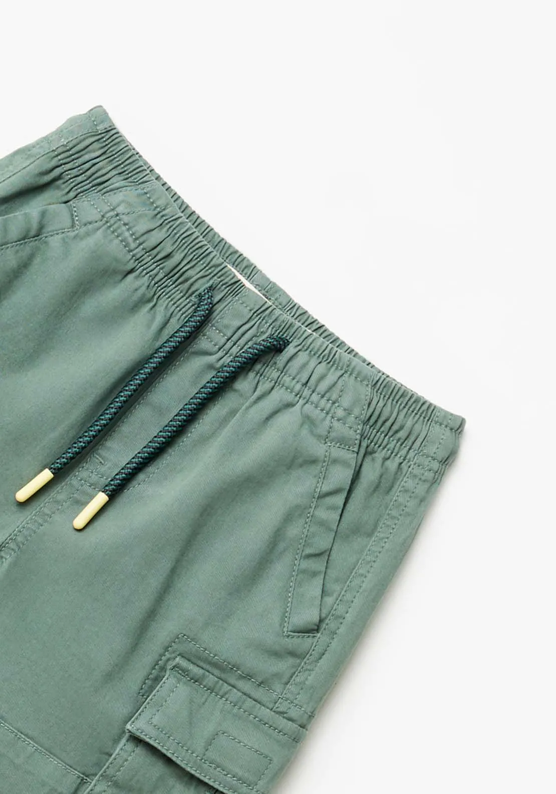 Basic Cargo Shorts - Green