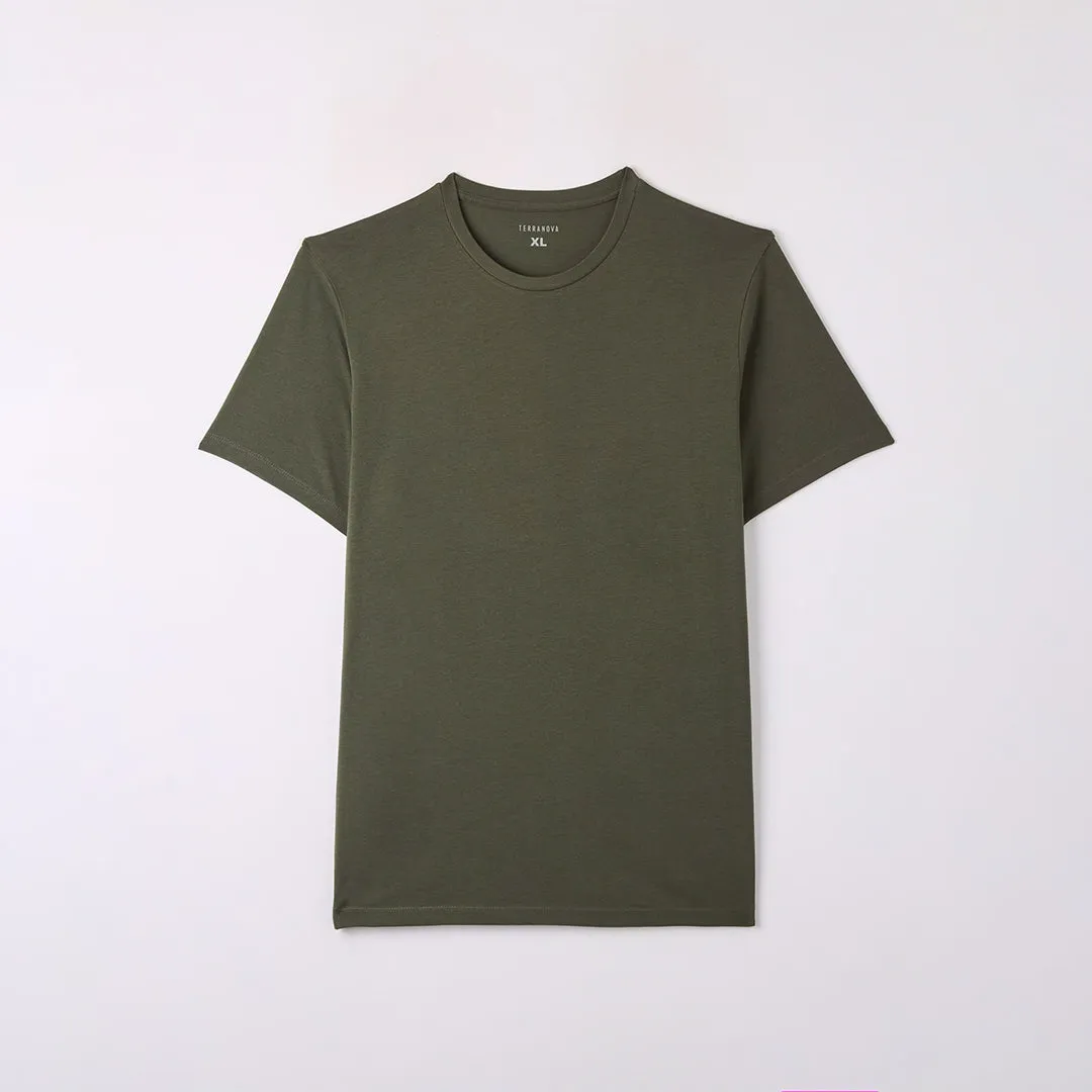 Basic Model Crew Neck T-Shirt