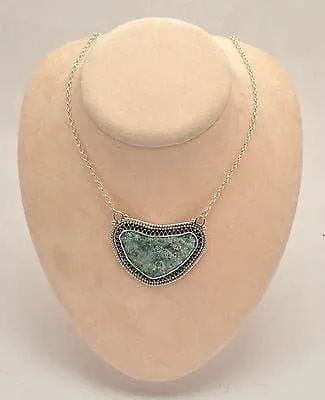 Beautiful Roman Glass Necklace Authentic and Luxurious 925 Silver Sterling.