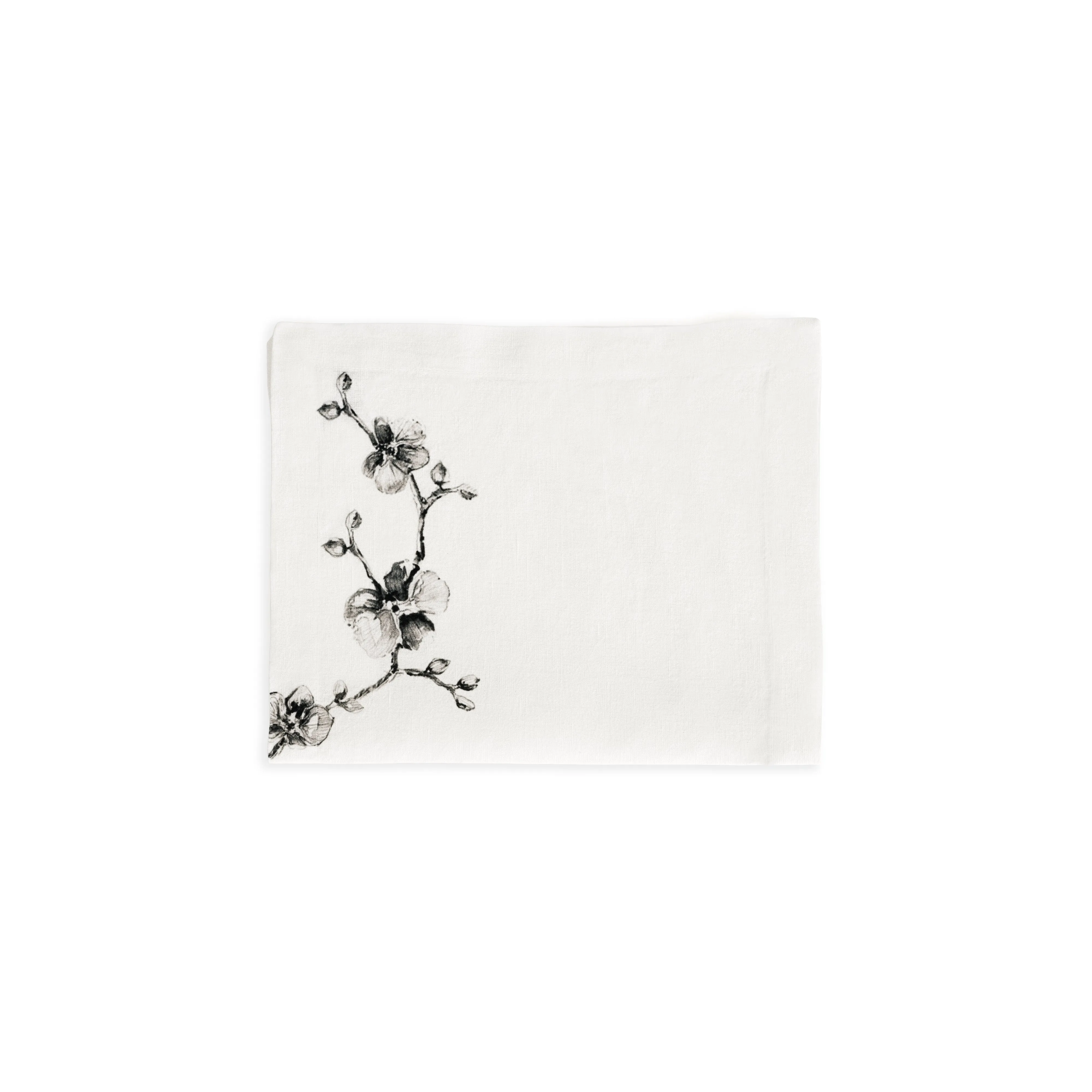 Black Orchid Fingertip Towel Stand