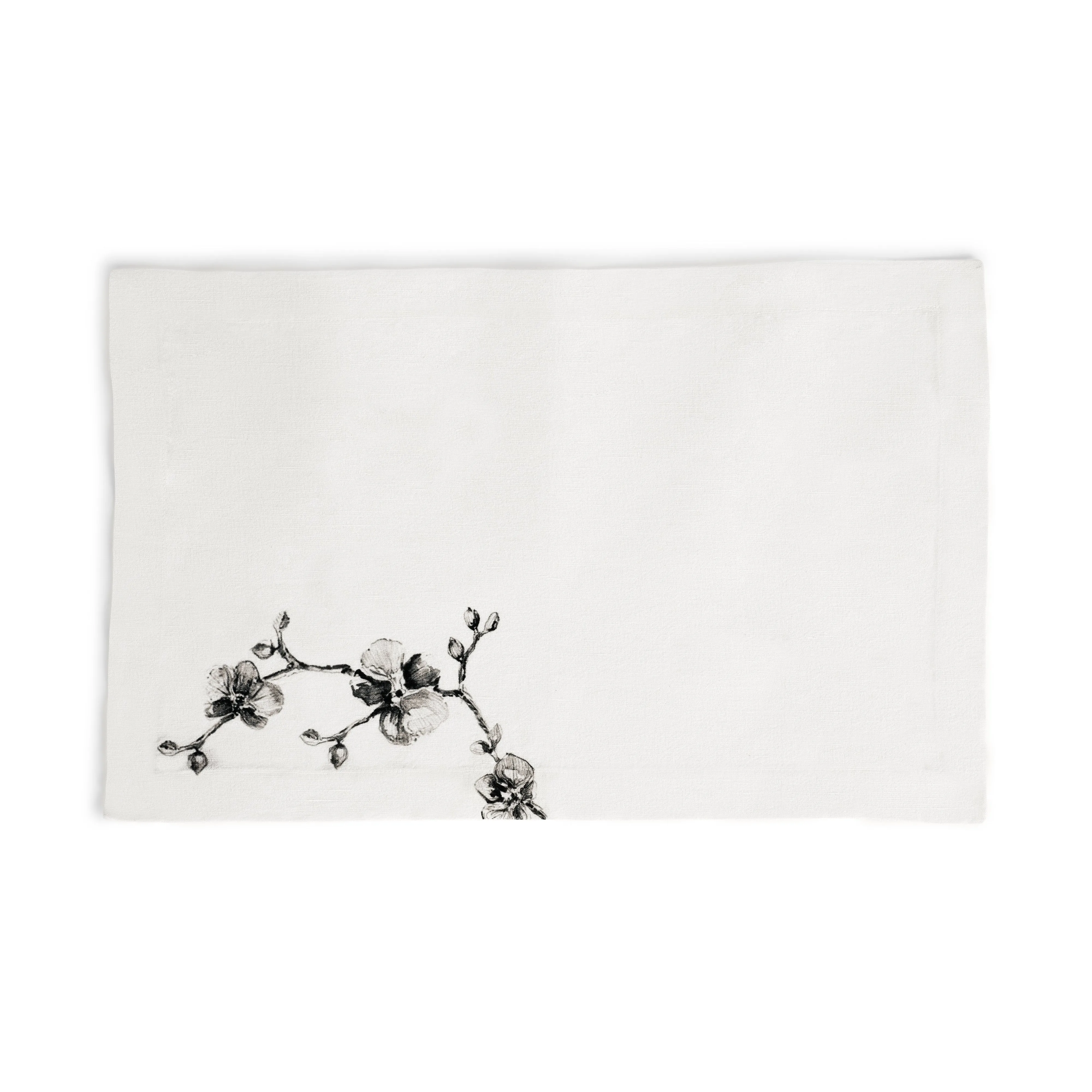 Black Orchid Fingertip Towel Stand