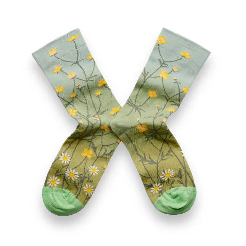 Bonne Maison Sock Flower Wave