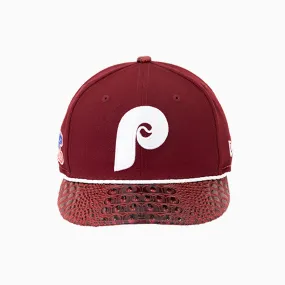 Breyer's Buck 50 Philadelphia Phillies Hat With Leather Visor