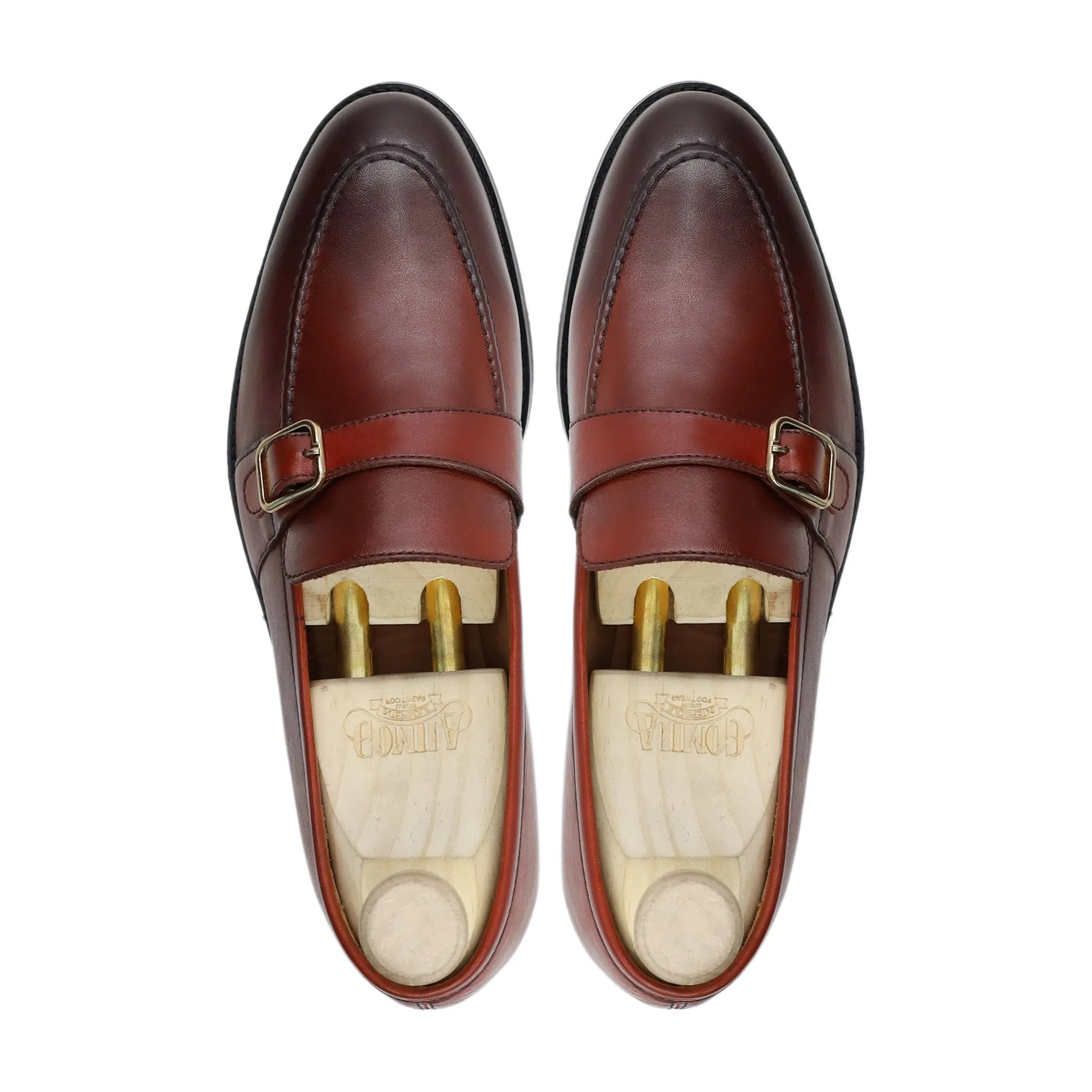 BRIXTON - REDDISH BROWN LOAFER