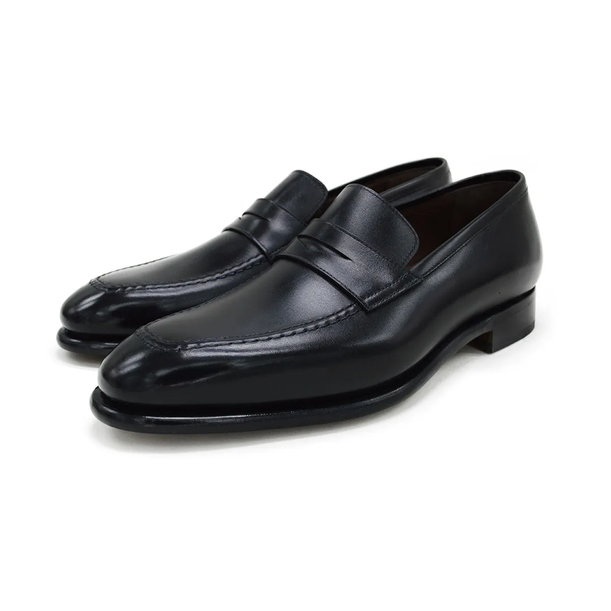 Carlos Santos Penny Loafer (9924)- Black