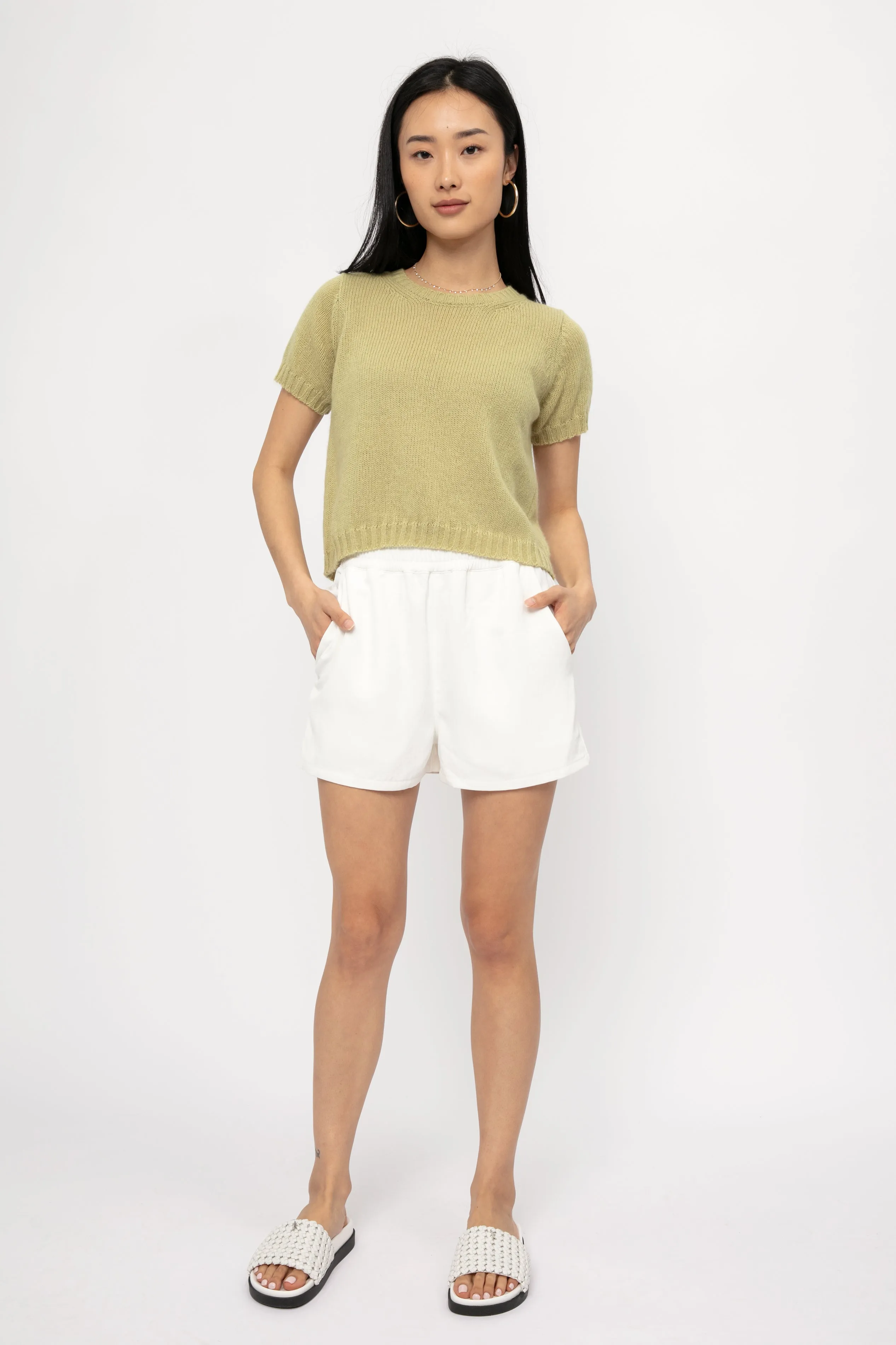 Cashmere Top in Kiwi