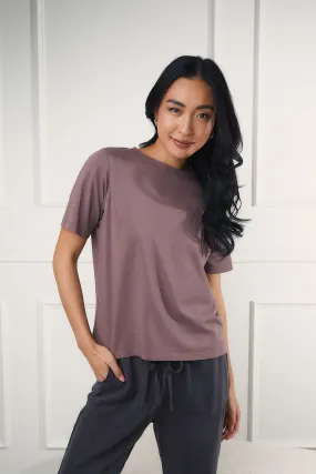 Classic Tee in Deep Taupe