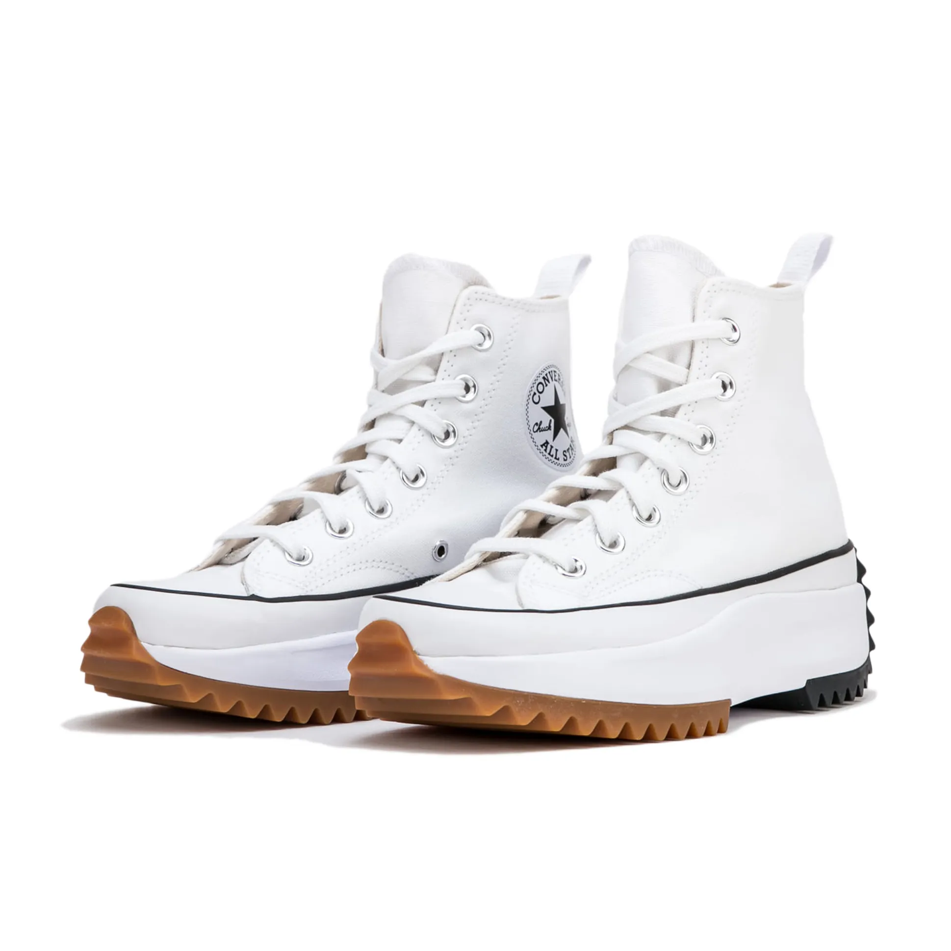 Converse Run Star Hike Hi White Black Gum