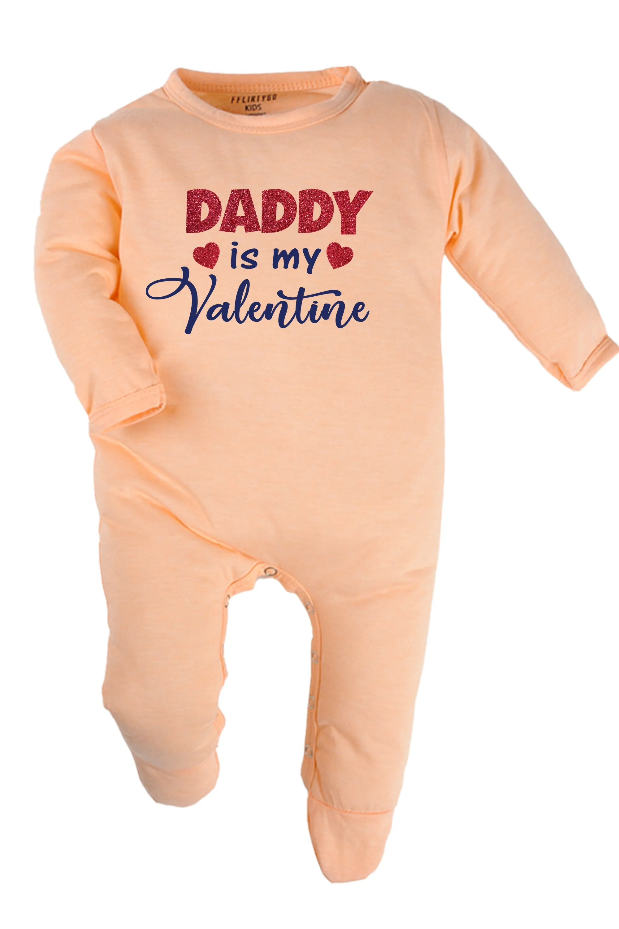 Daddy Is My Valentine Baby Romper | Onesies