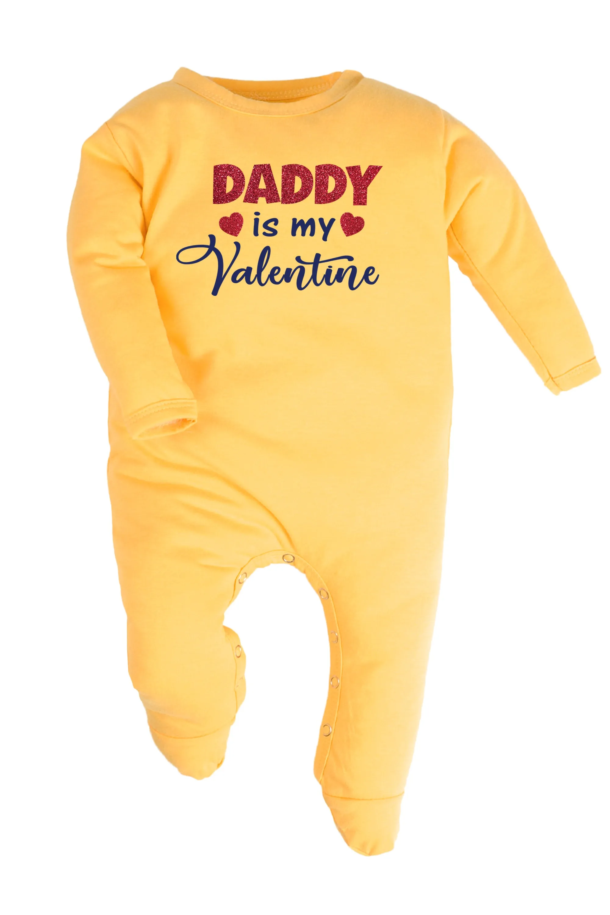 Daddy Is My Valentine Baby Romper | Onesies