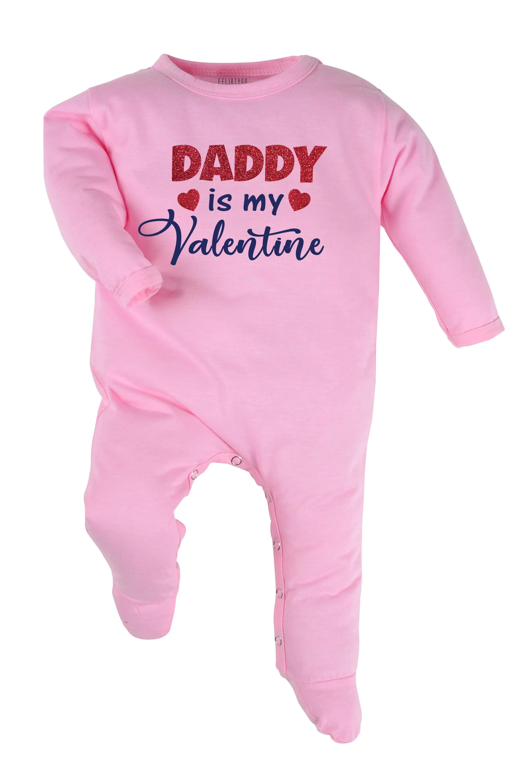 Daddy Is My Valentine Baby Romper | Onesies