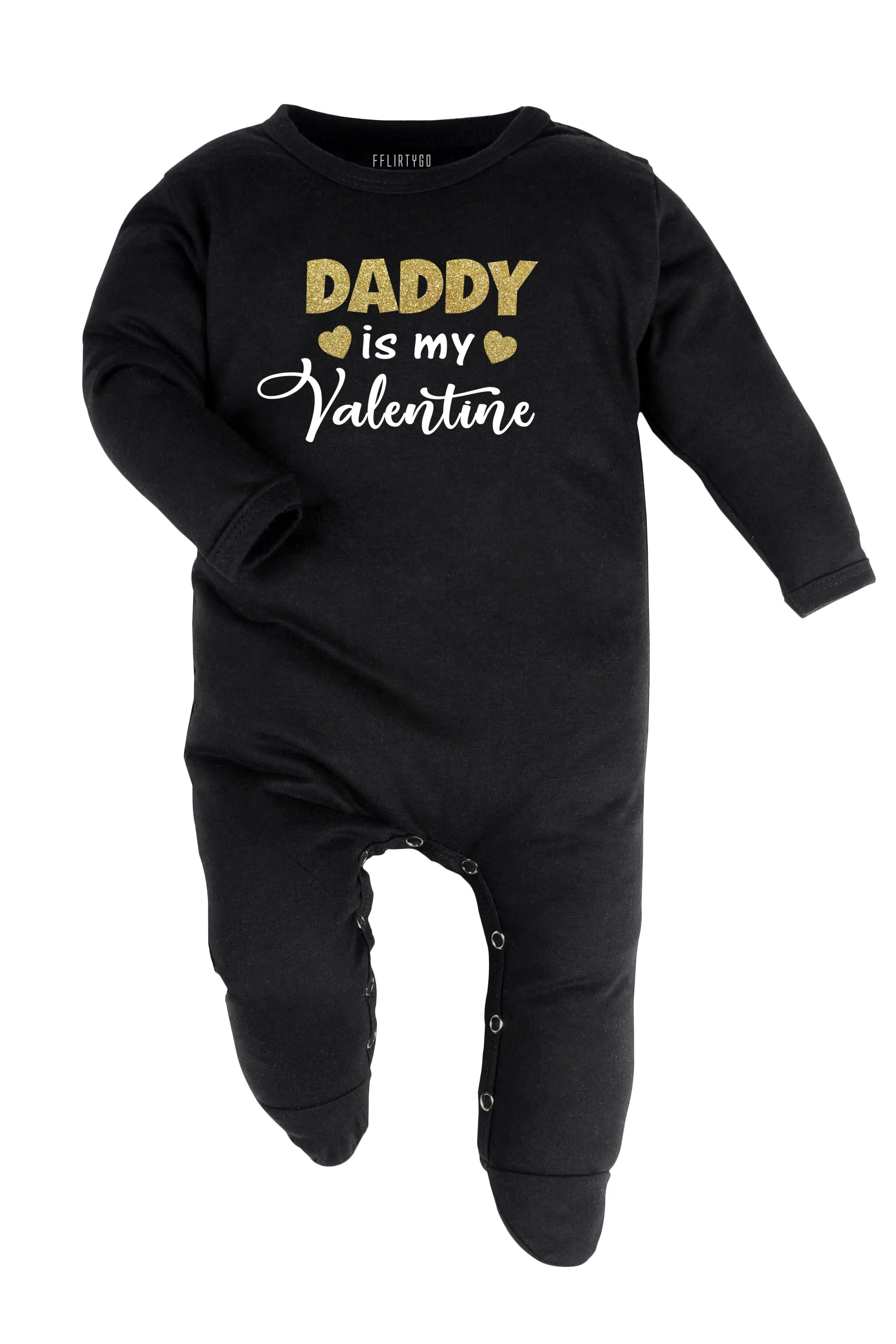 Daddy Is My Valentine Baby Romper | Onesies