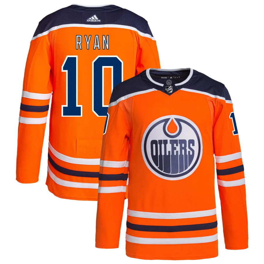 Derek Ryan Edmonton Oilers adidas Home Authentic Pro Jersey - Orange