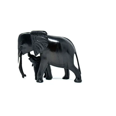 Elephant with Baby Sculpture 14