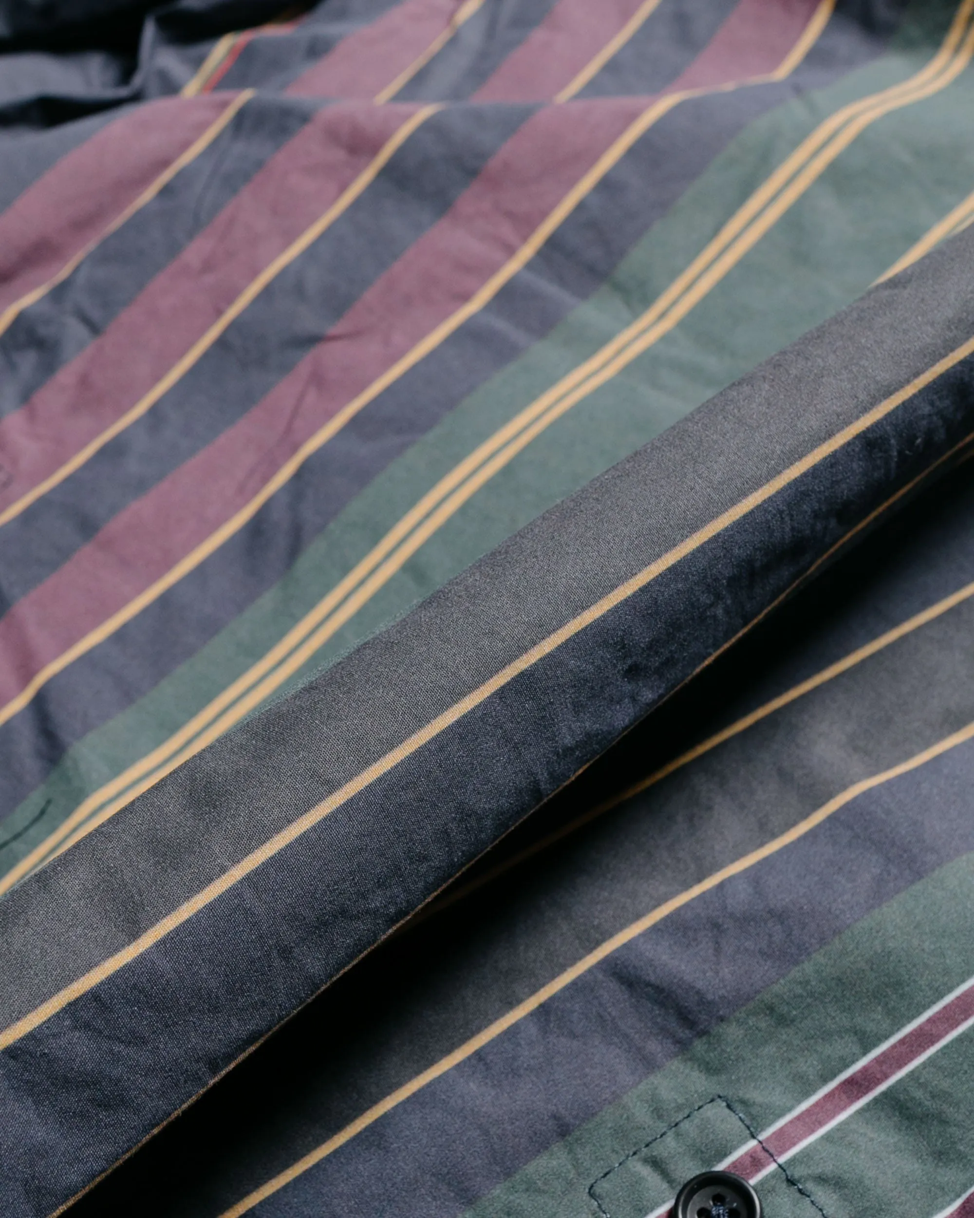 Engineered Garments Loiter Jacket Multi Colour Regimental Stripe