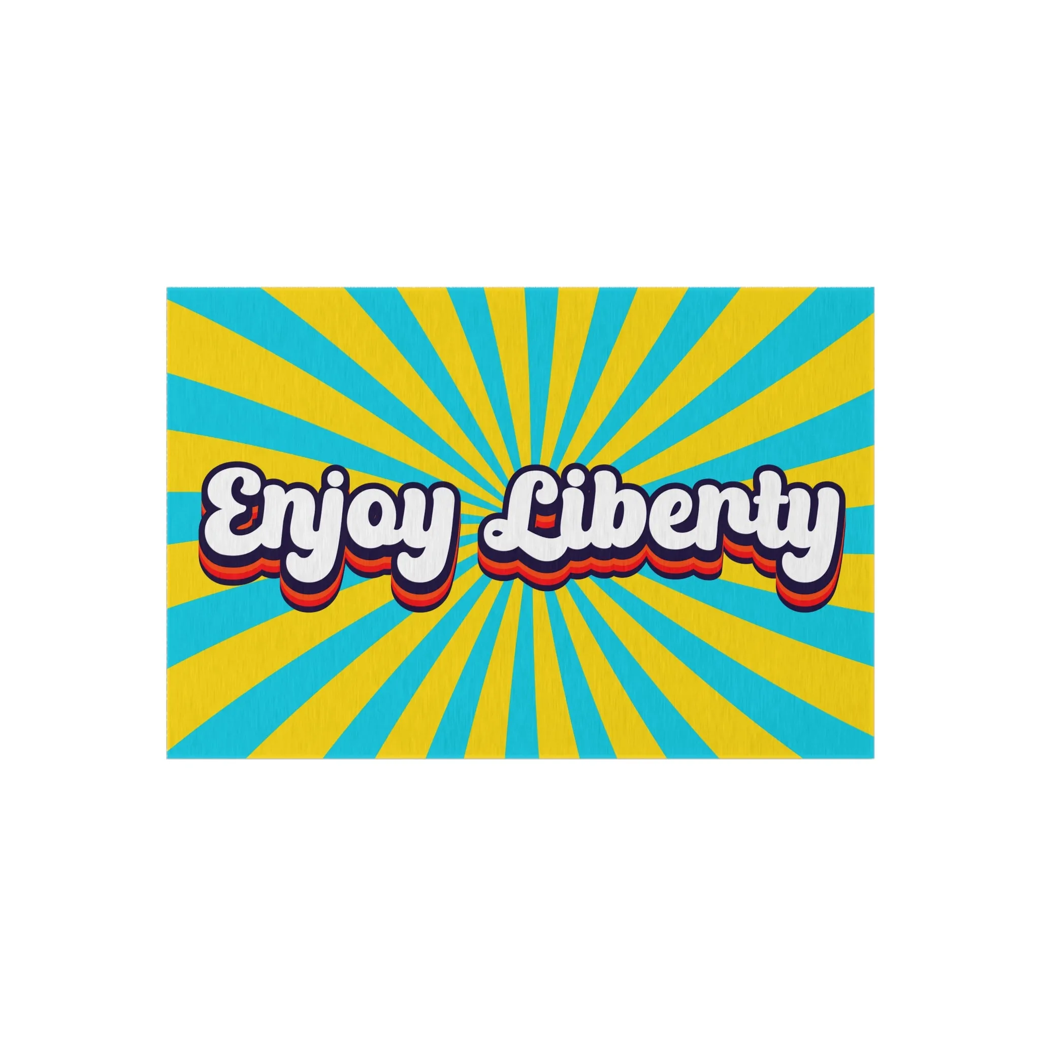 Enjoy Liberty Retro Outdoor Rug