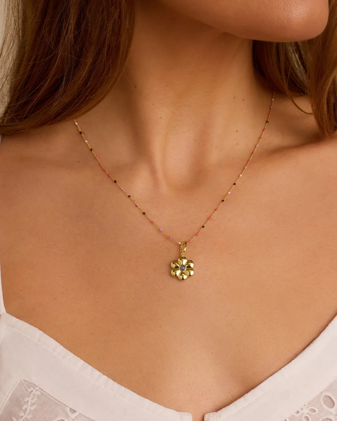 Flower Capri Necklace