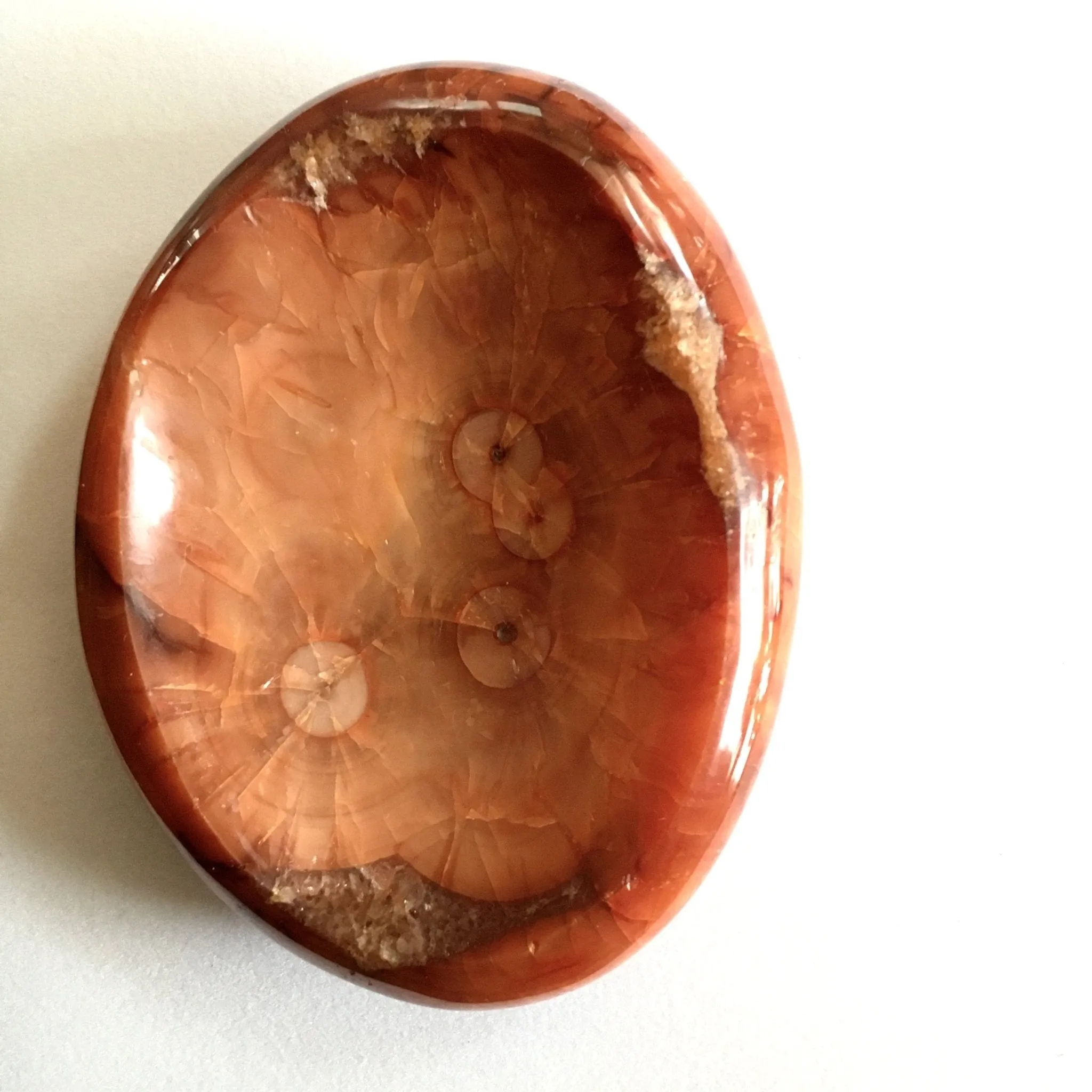 Flower Crystal Carnelian dish