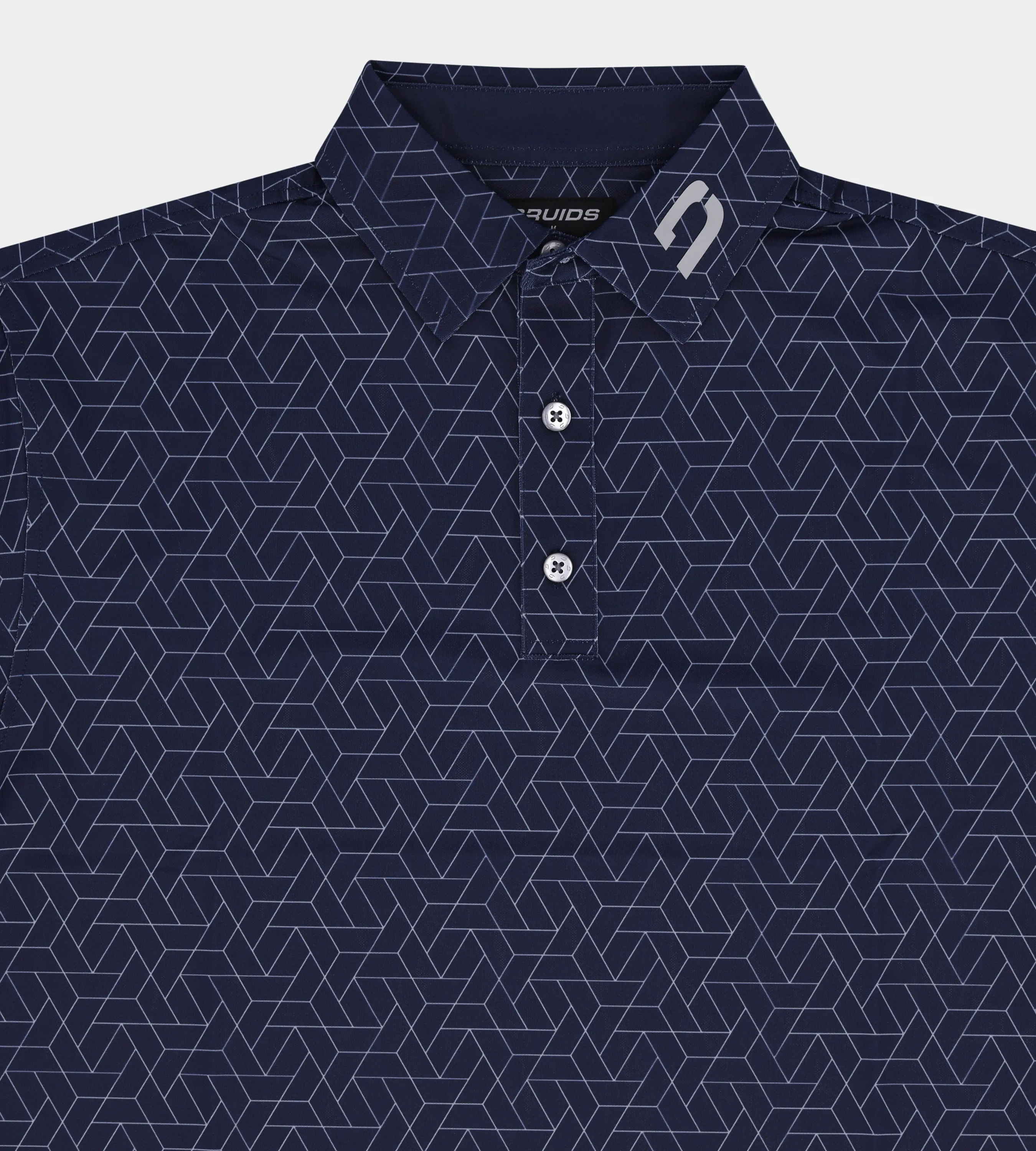 GEOMETRIC POLO - NAVY