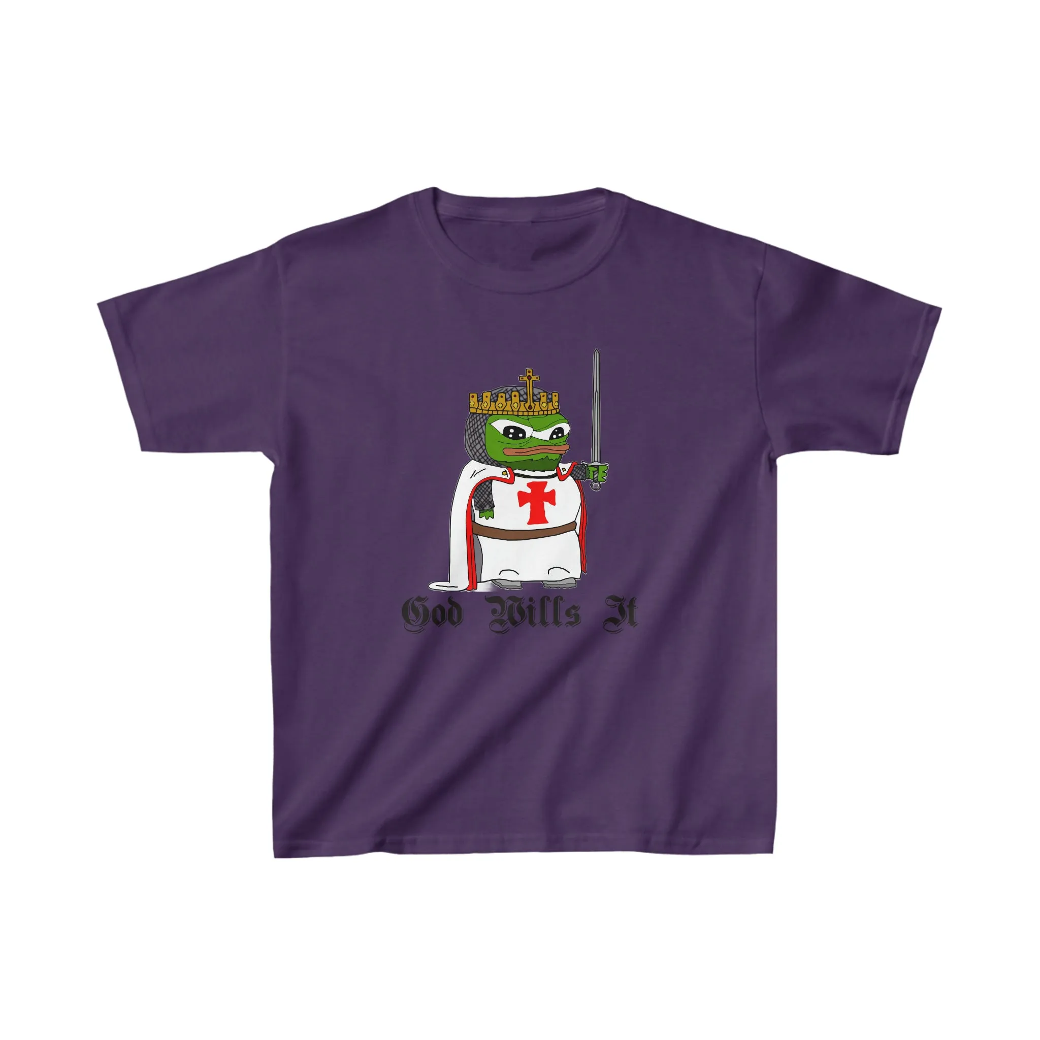 God Wills It Pepe Children's Sizes Tee