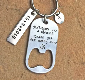 Godfather Keychain, Personalized