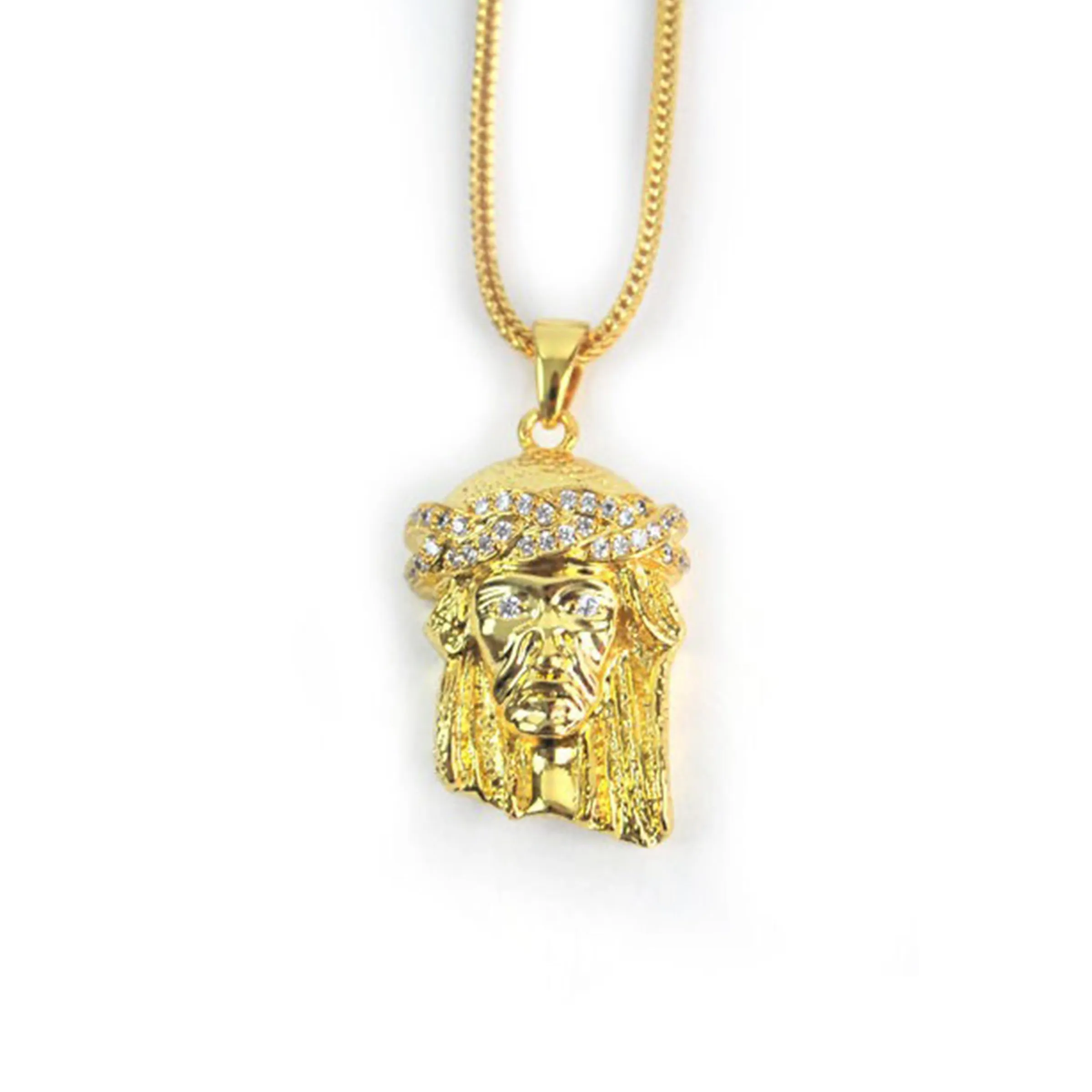 Gold Gods Micro Jesus Piece Chain