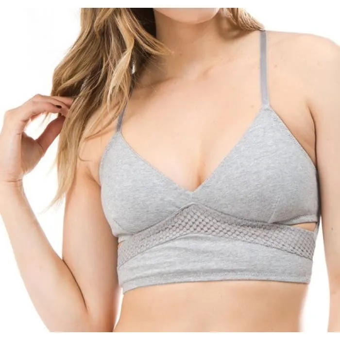 Heather Gray Sport/Sleep Bra