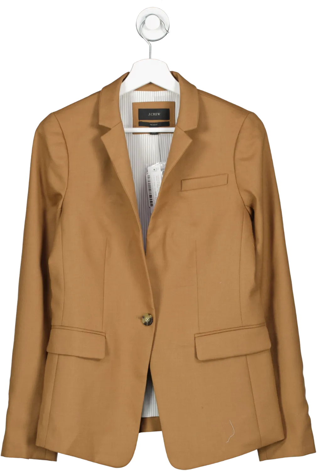 J.CREW Beige Warm Camel Regent Blazer In Wool Flannel BNWT UK 6