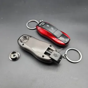 Key Fob Hand Pipe - Metal | 3.25 | Colors Vary