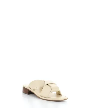 KNICK CREAM Round Toe Sandals