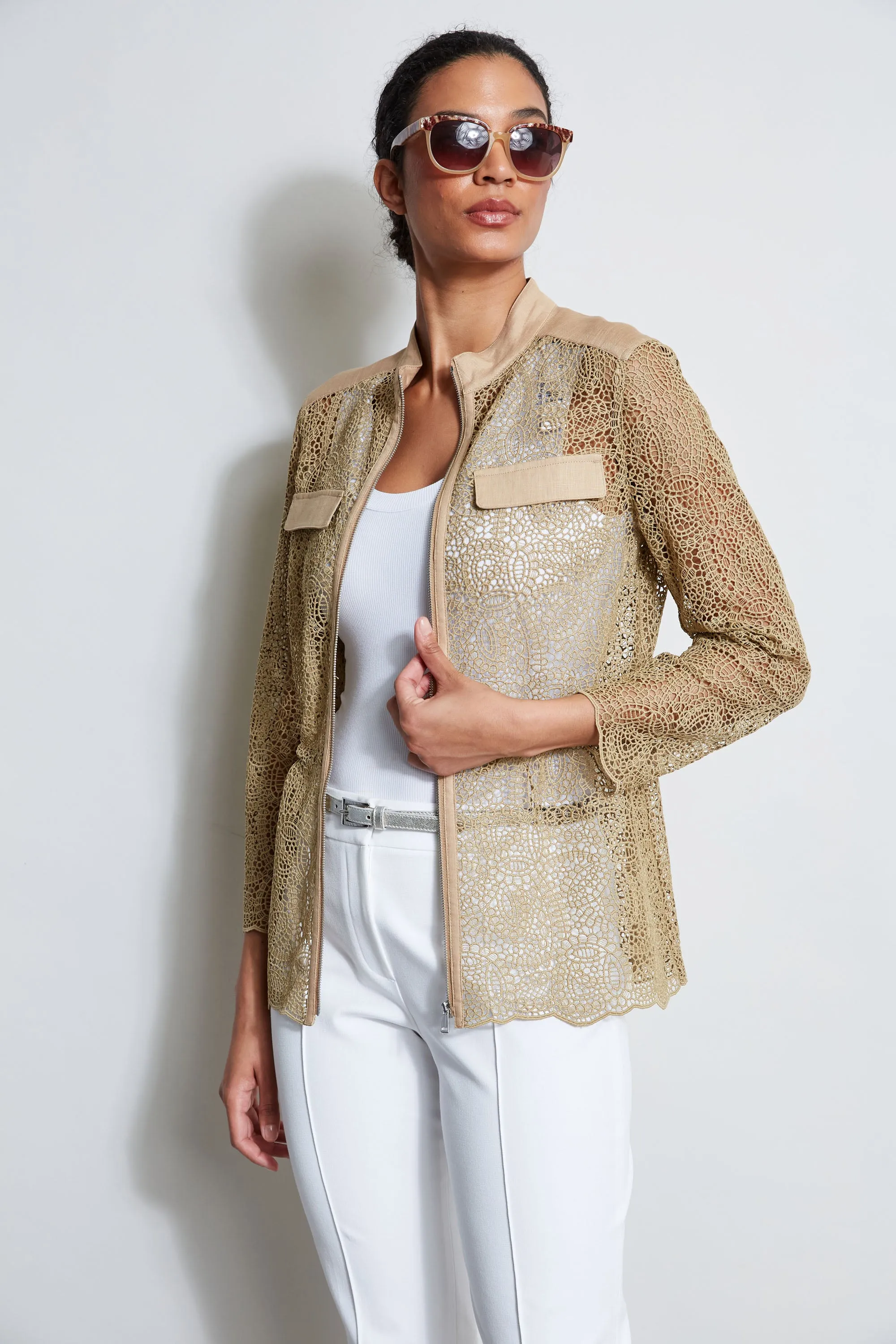 Lace Utility Jacket