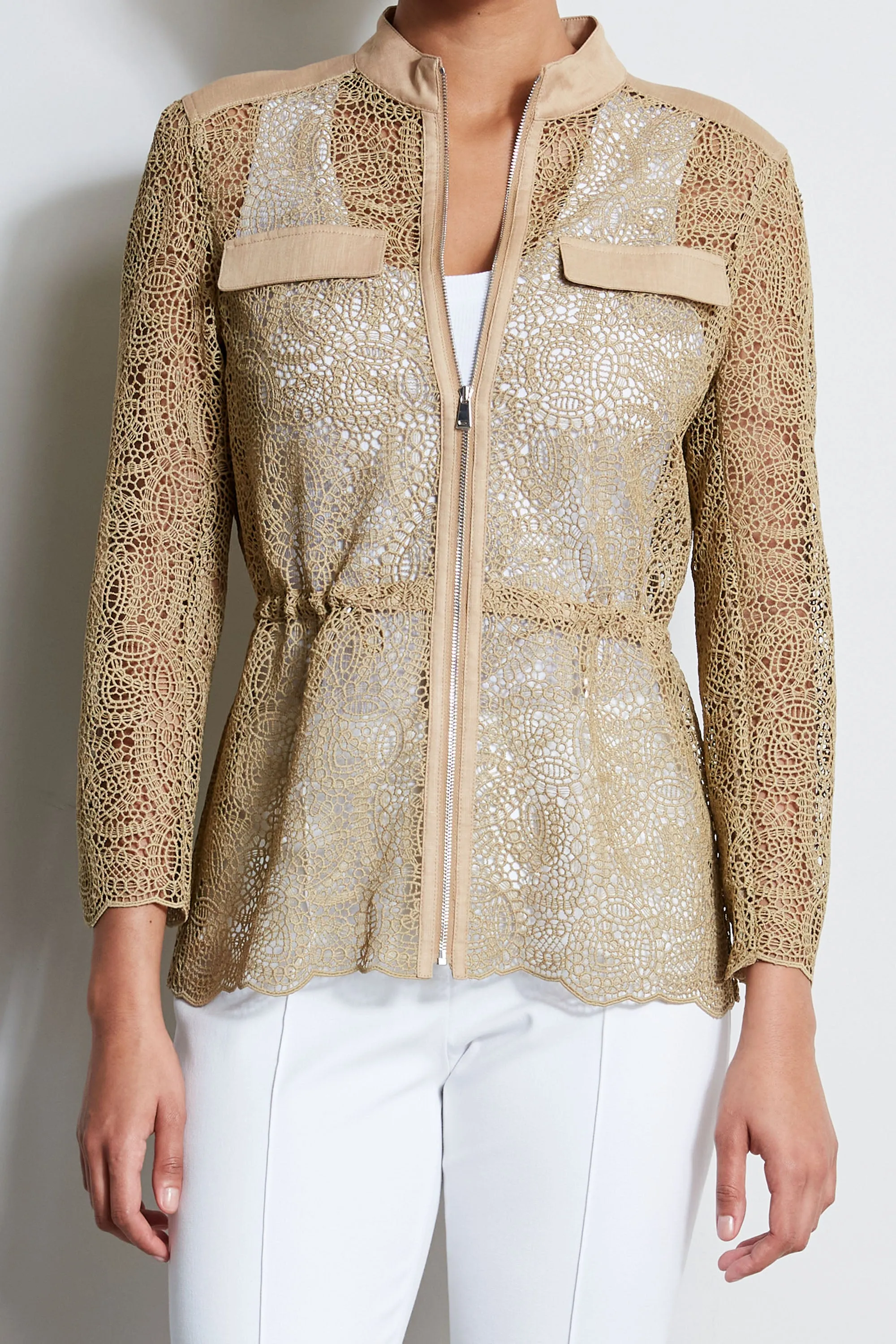 Lace Utility Jacket