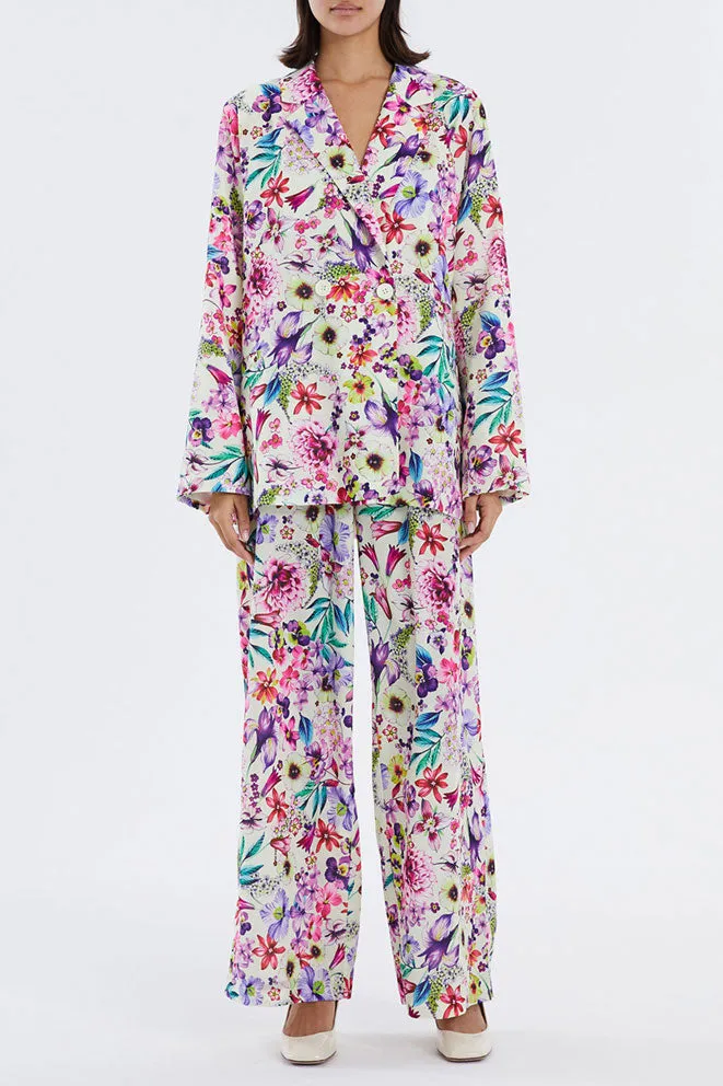 Lollys Laundry Vicky Bukser - Flower Print