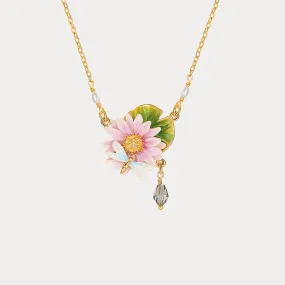 Lotus Dragonfly Necklace