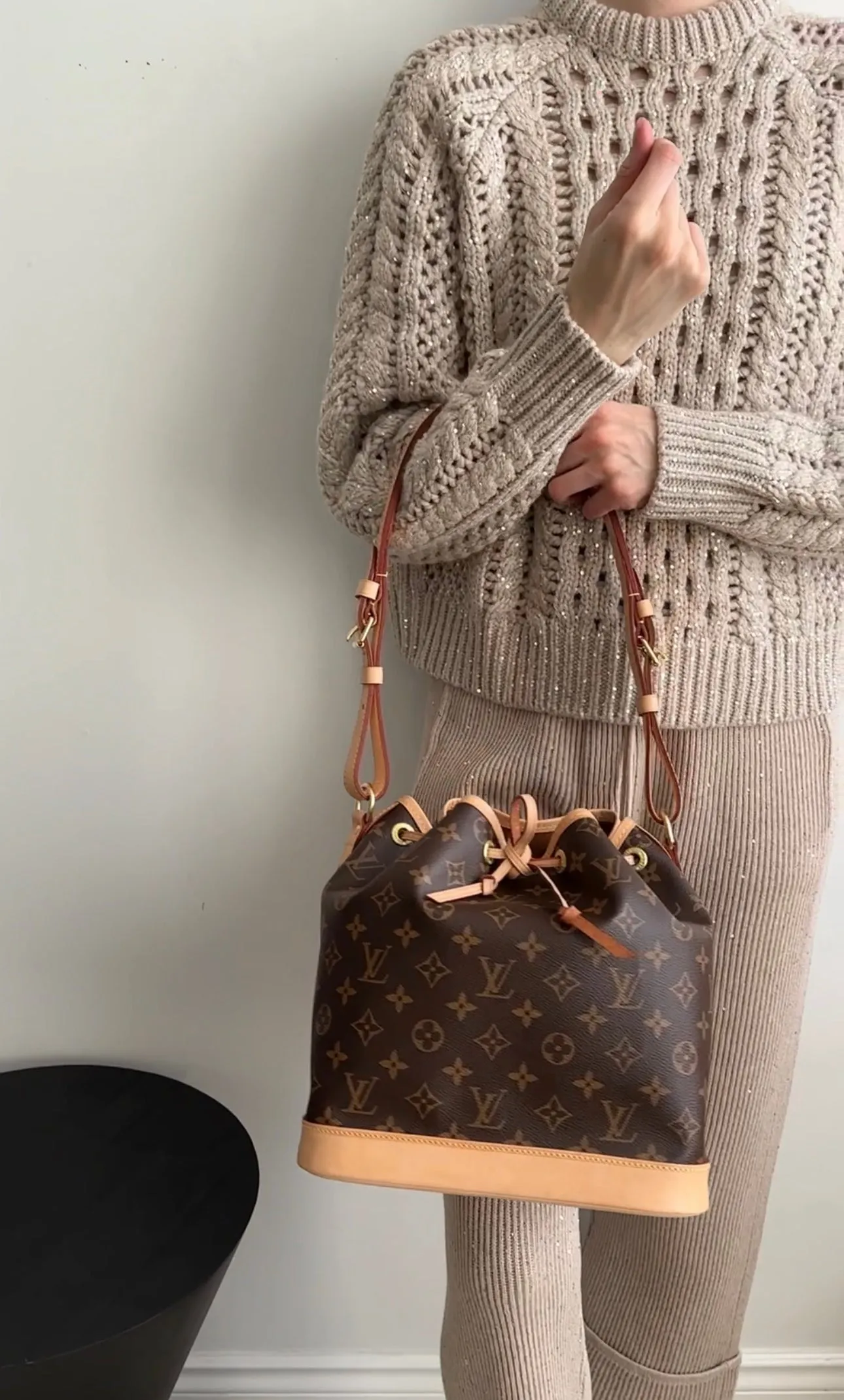 Louis Vuitton Monogram Canvas Petit Noe Drawstring Bag