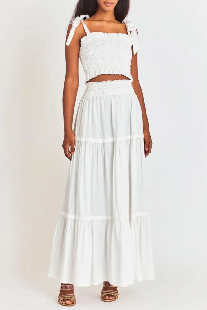 Loveshackfancy - Phia Skirt - White