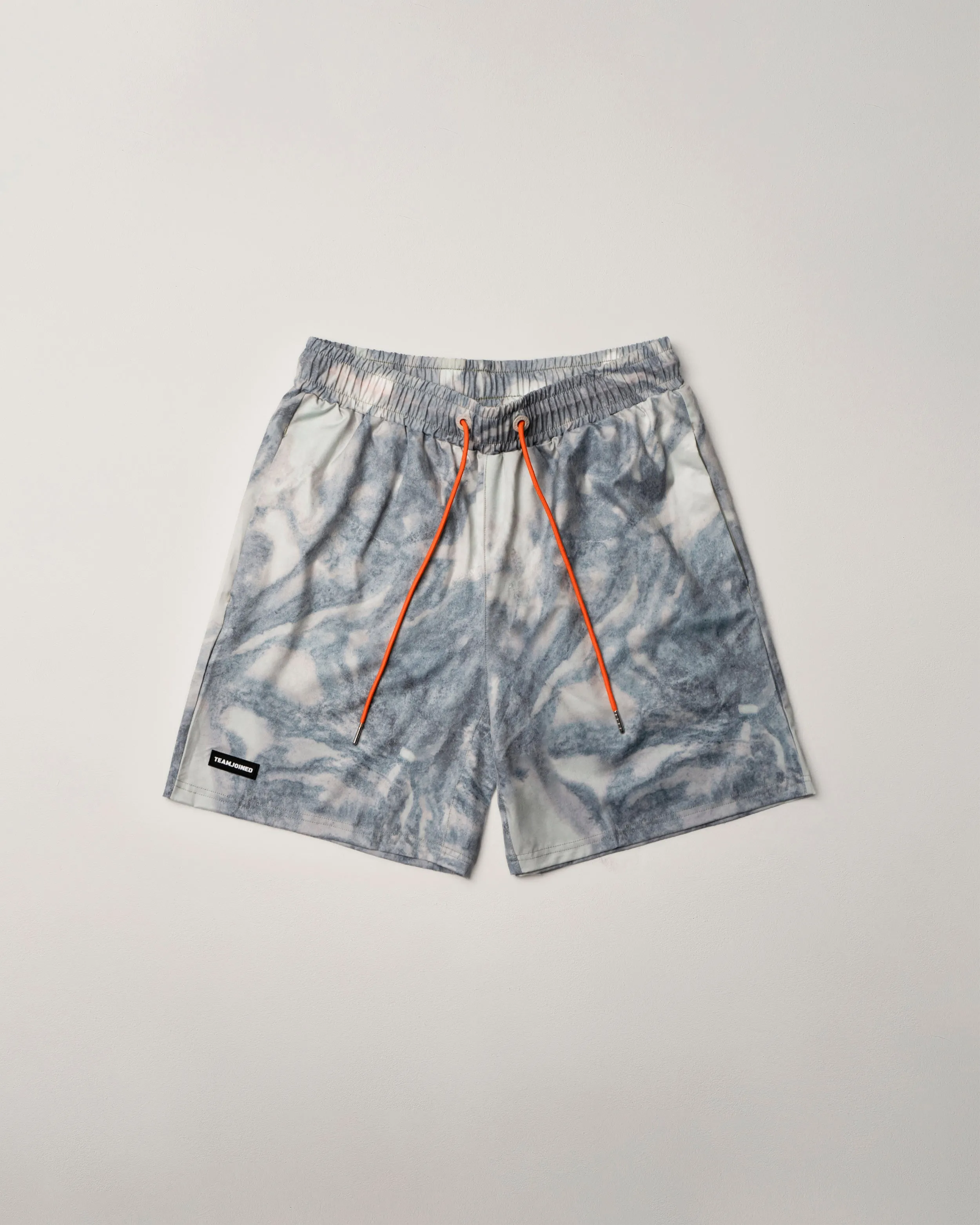 Marble Patched Gym Shorts