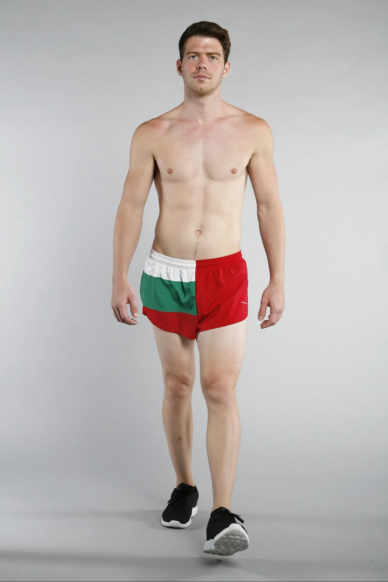 Men's 1" Elite Split Shorts- Bulgaria