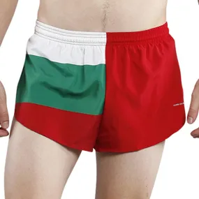 Men's 1" Elite Split Shorts- Bulgaria