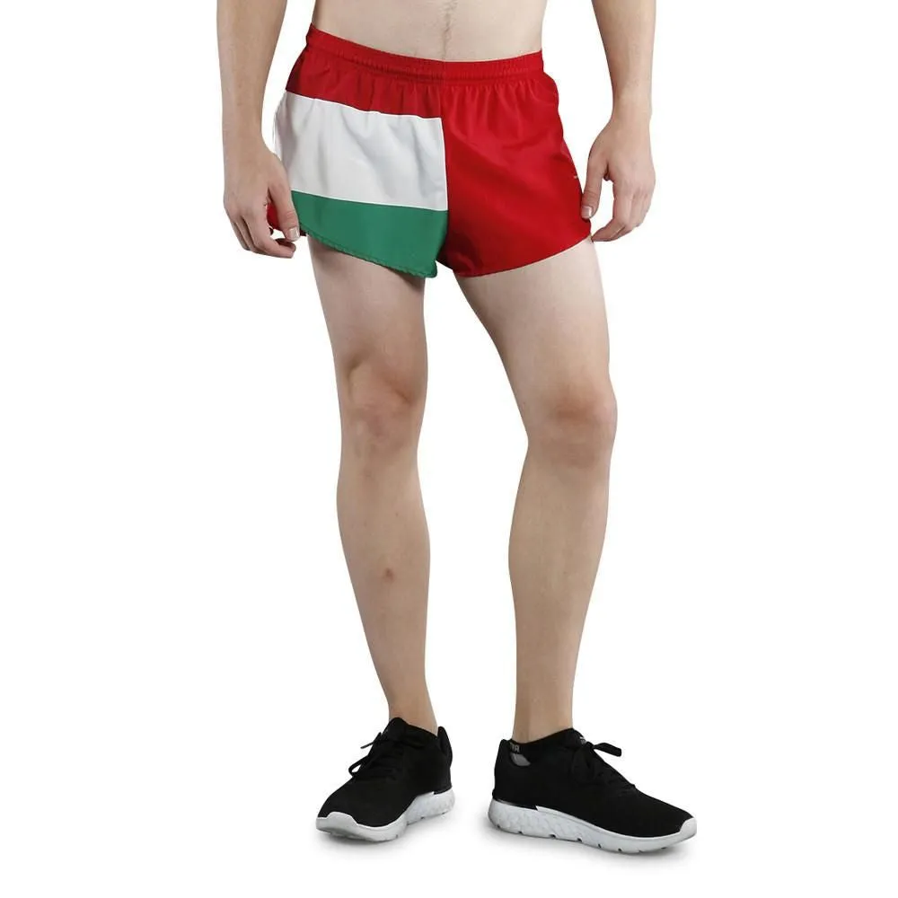 Men's 1" Elite Split Shorts- Hungary